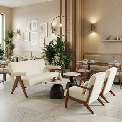 Encanto Loveseat Ivory