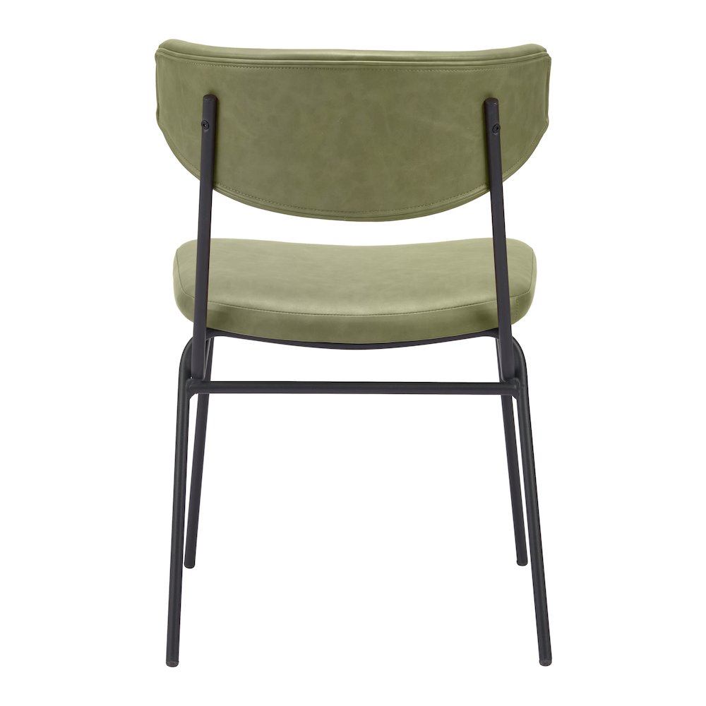 Charon Dining Chair (Set of 2) Green