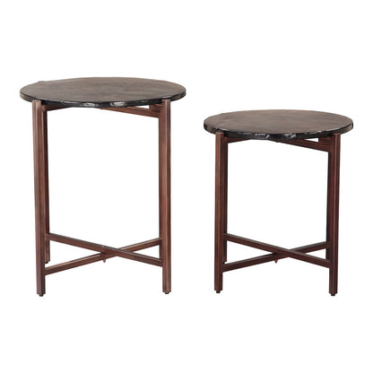 Gema Coffee Table Set (2-Piece) Bronze