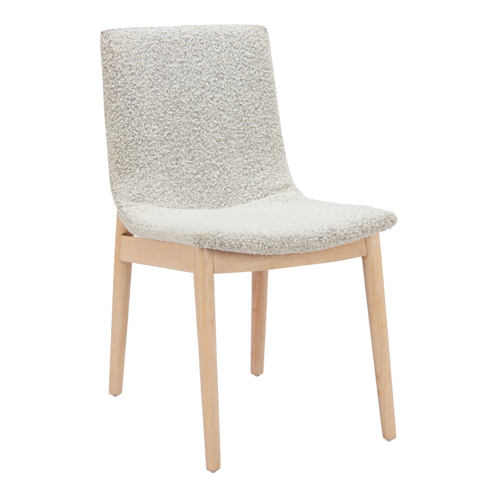 Raha Dining Chair (Set of 2) Gray & Whitewashed