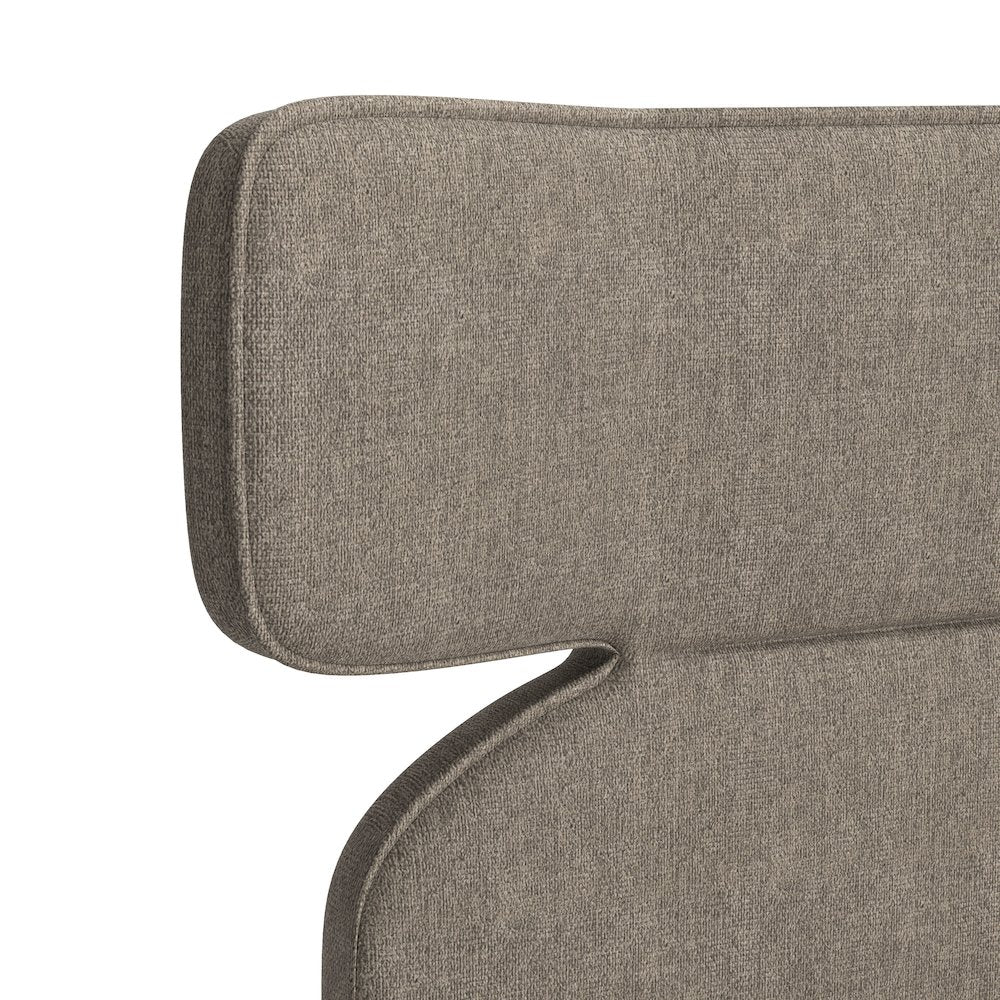 Dusa King Bed Olive Brown