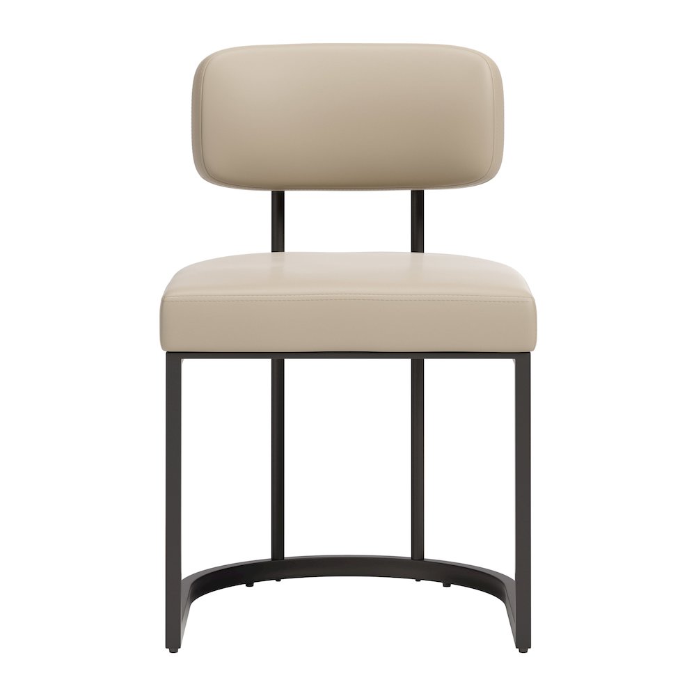 Velar Dining Chair (Set of 2) Beige & Gray