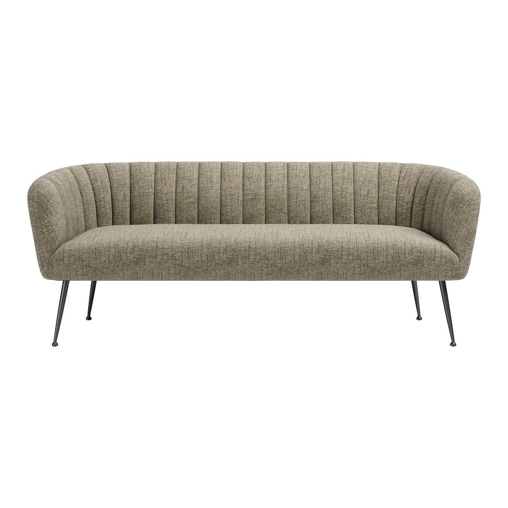 Deco Sofa Green Tweed