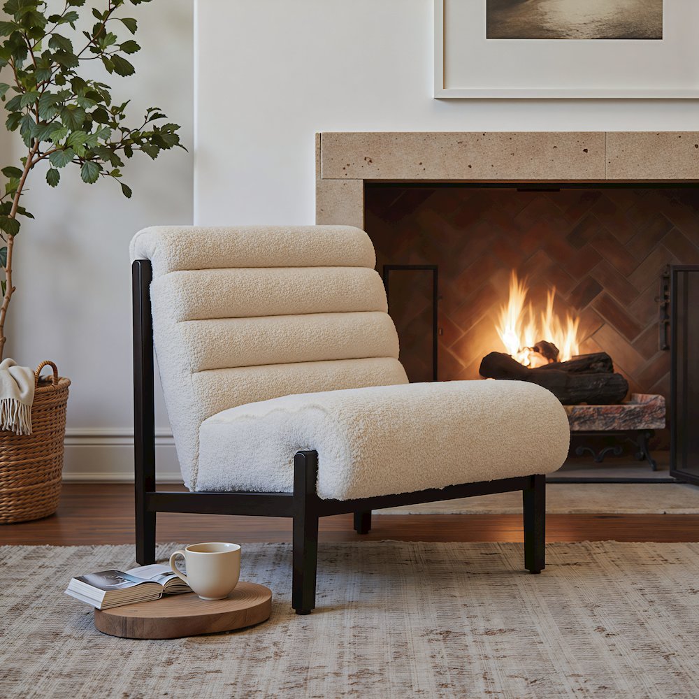 Maki Accent Chair Beige