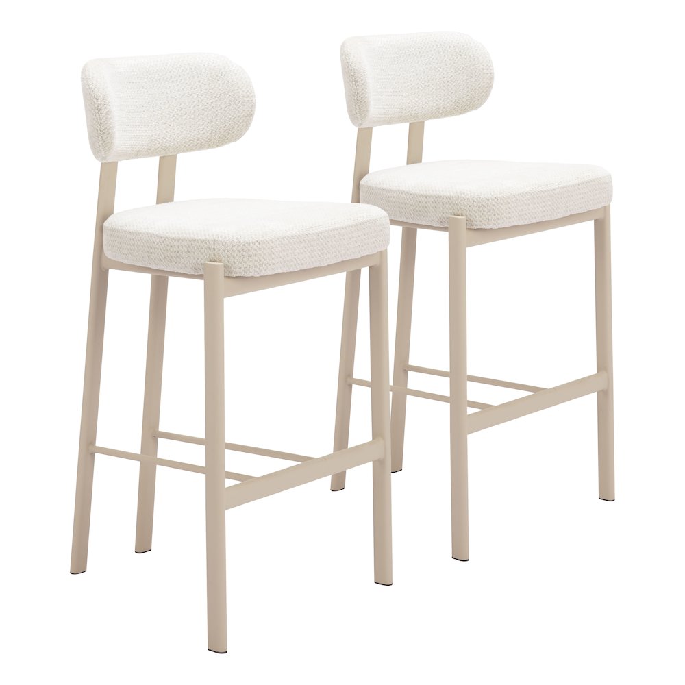Aurea Barstool (Set of 2) Light Gray
