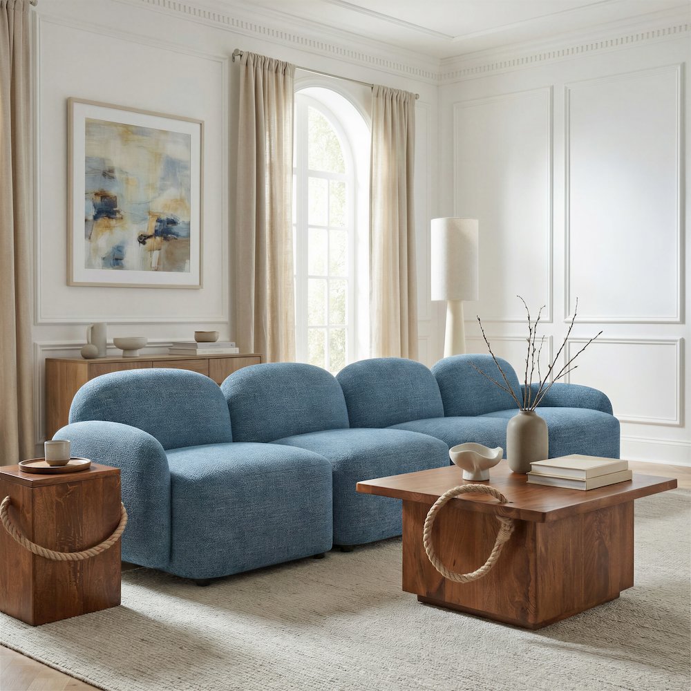 Cleo Modular Sofa Blue