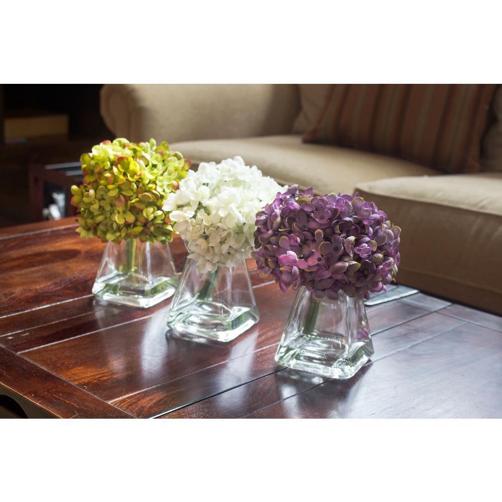 Hydrangea with Vase (Set of 3)