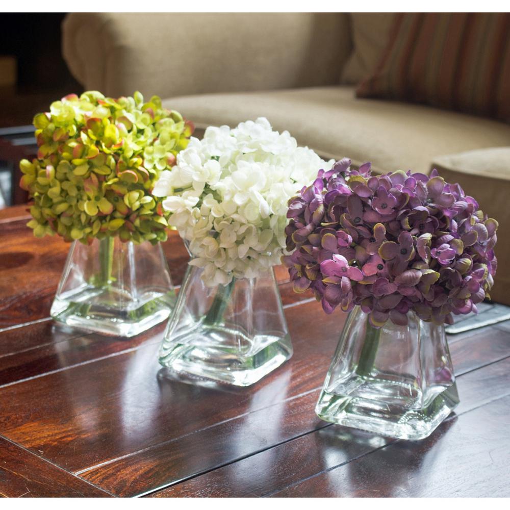 Hydrangea with Vase (Set of 3)