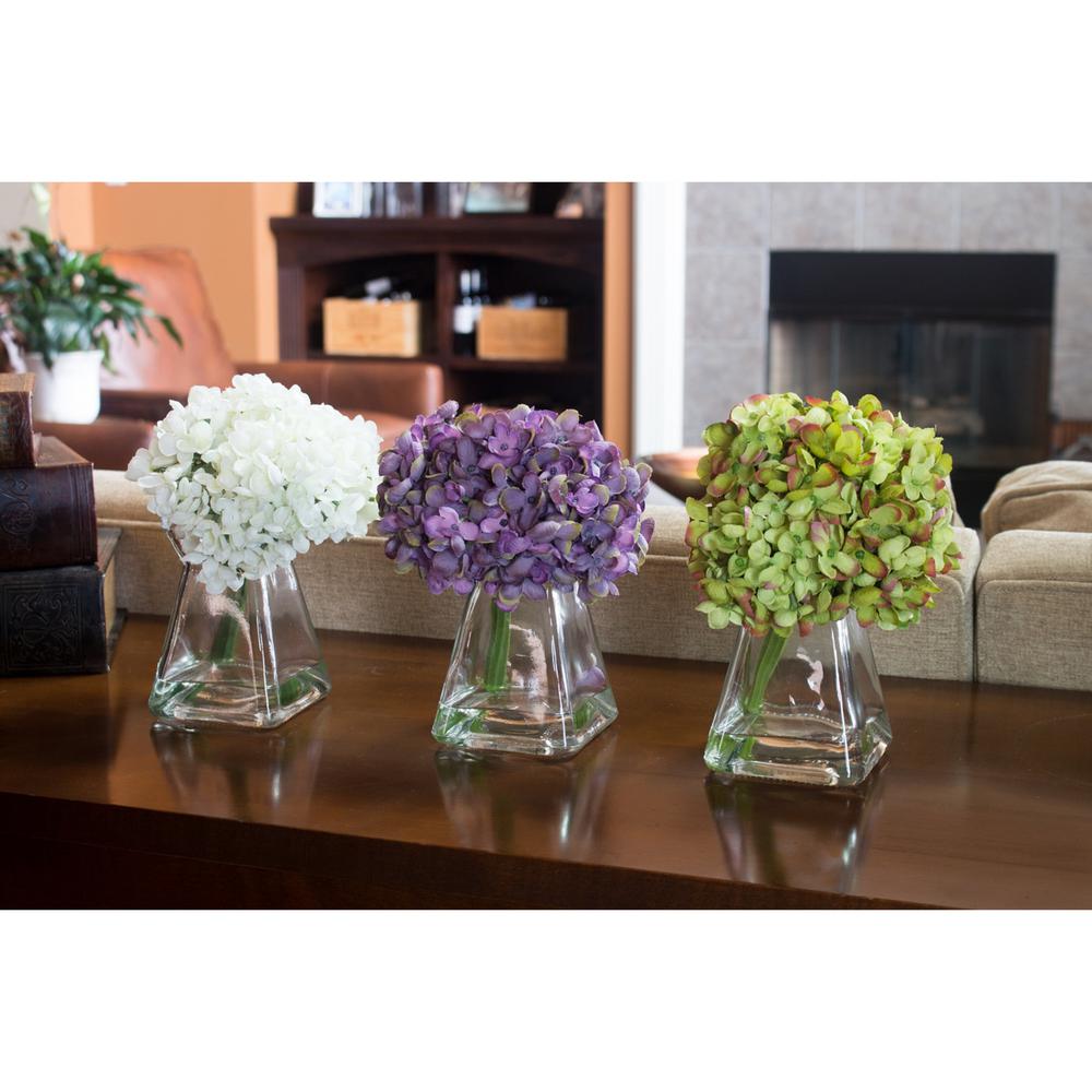 Hydrangea with Vase (Set of 3)