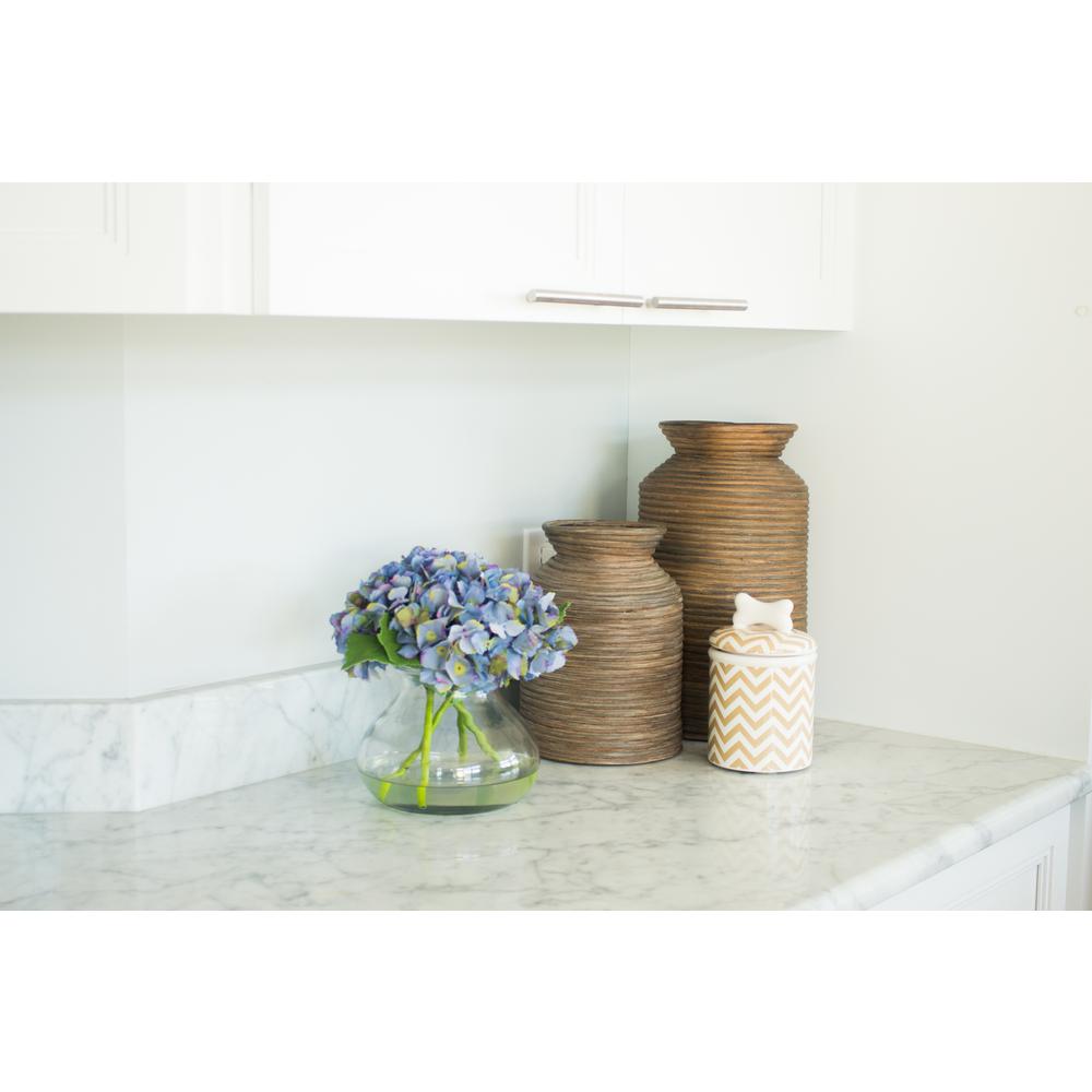 Large Blooming Hydrangea with Vase, Blue