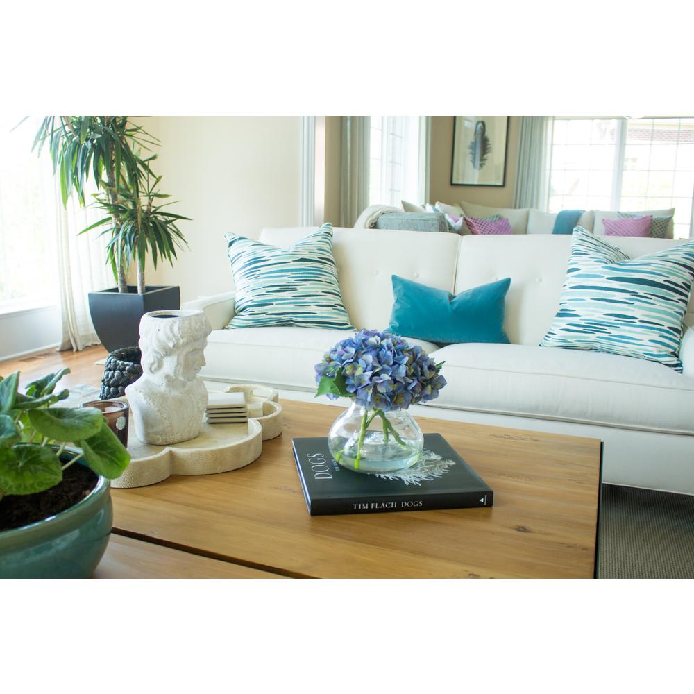 Large Blooming Hydrangea with Vase, Blue
