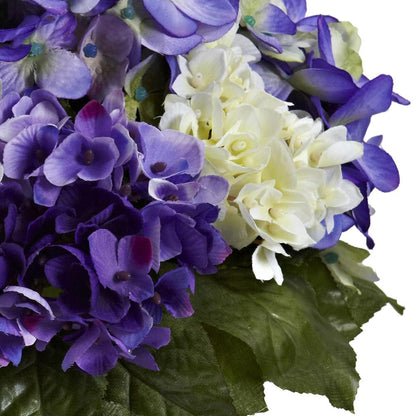 Mixed Hydrangea with Vase
