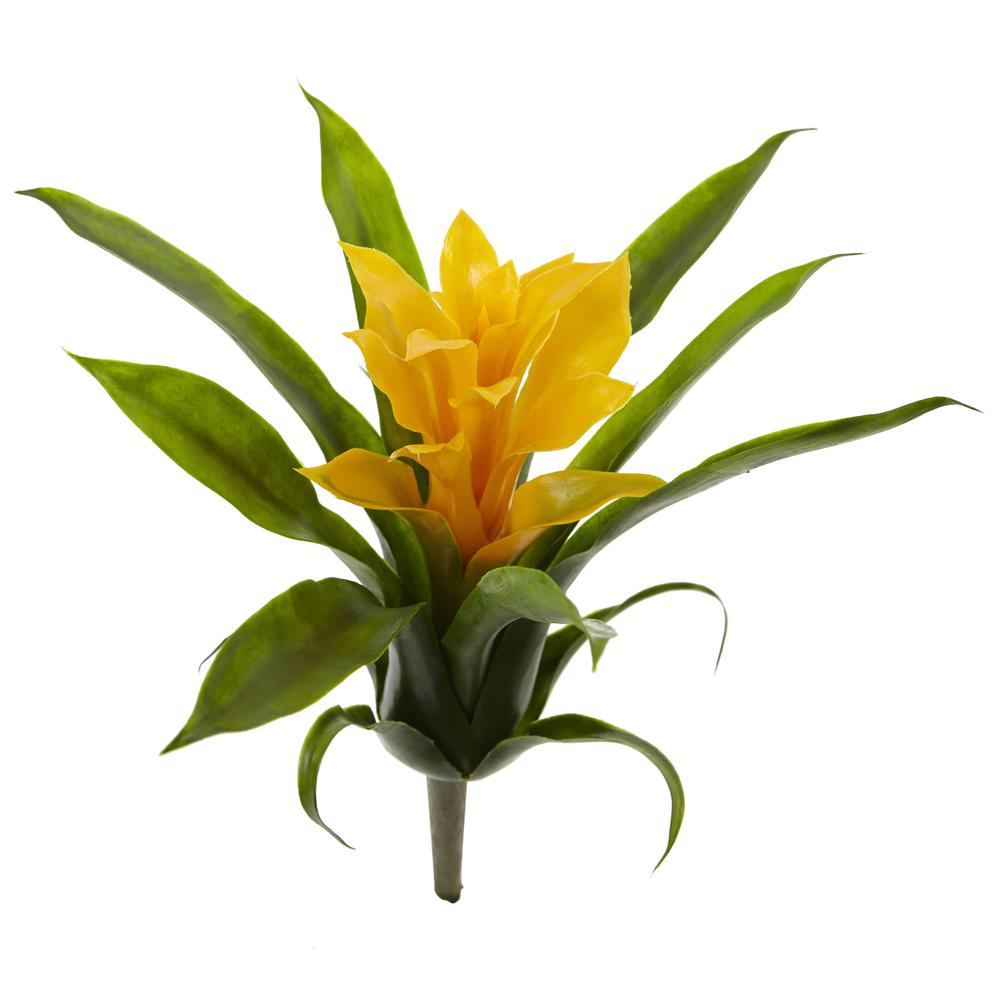 10in. Bromeliad Artificial Flower, Set of 6