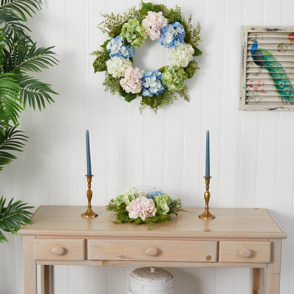 Hydrangea Artificial Candelabrum