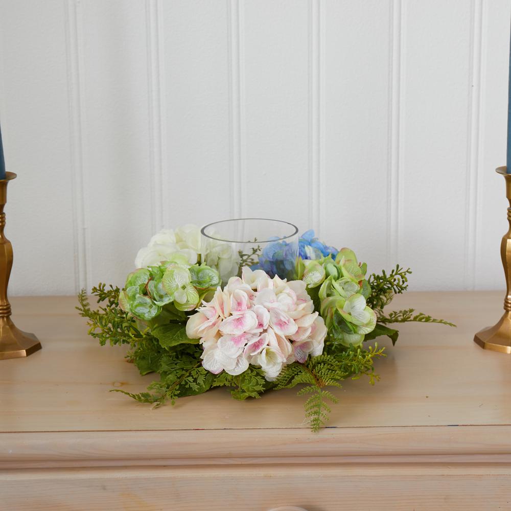Hydrangea Artificial Candelabrum