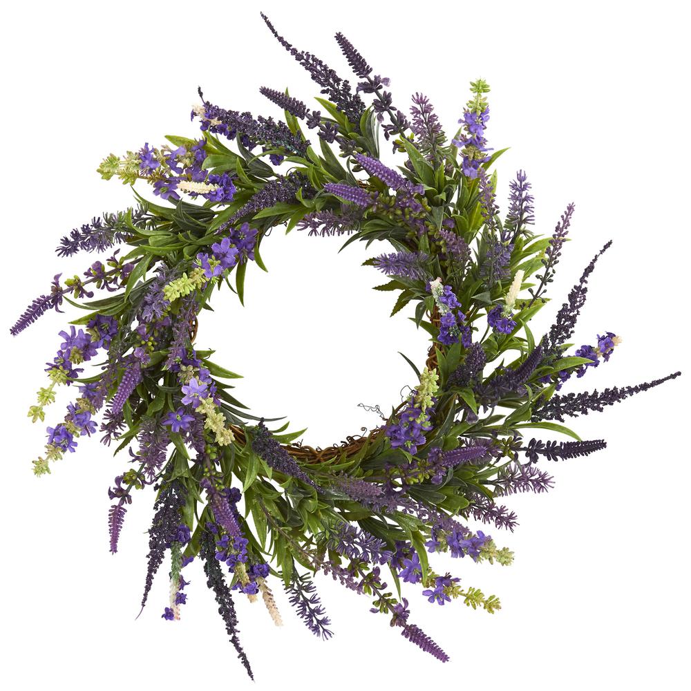 18in. Lavender Wreath