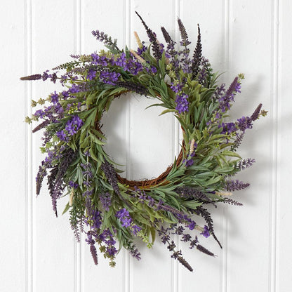 18in. Lavender Wreath