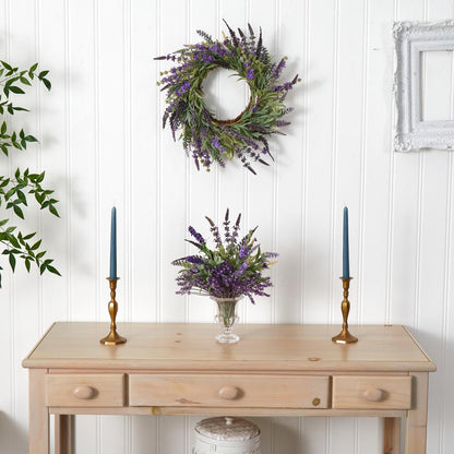 18in. Lavender Wreath