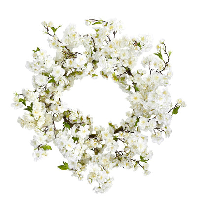 24in. Cherry Blossom Wreath