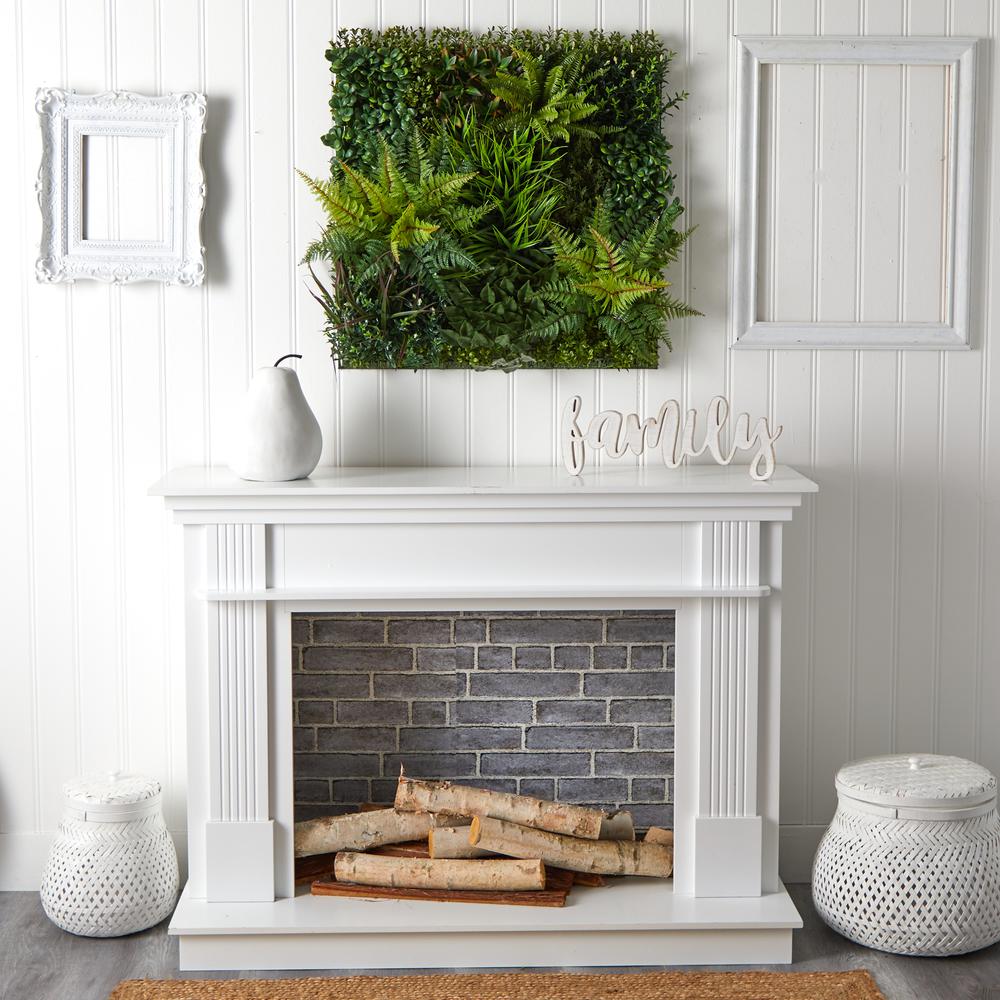 29in. x 29in. Artificial Living Wall UV Resistant (Indoor/Outdoor)