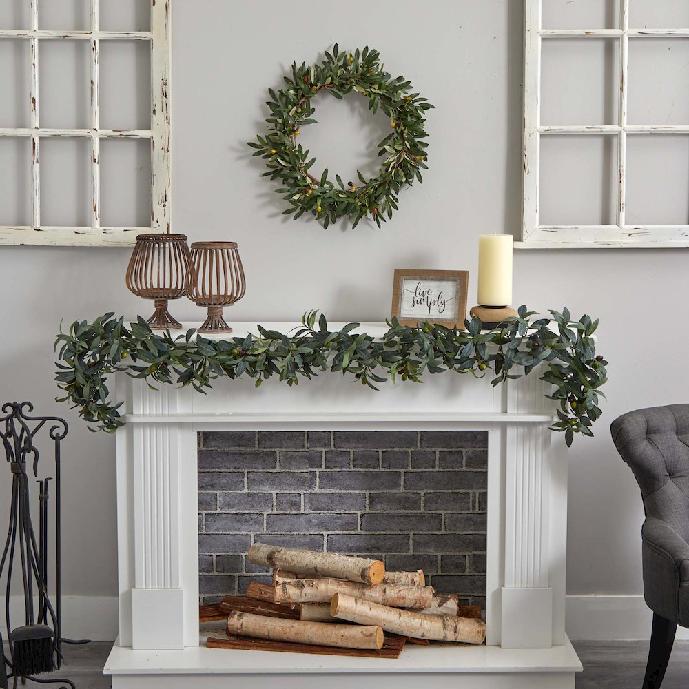 6.5ft. Olive Artificial Garland
