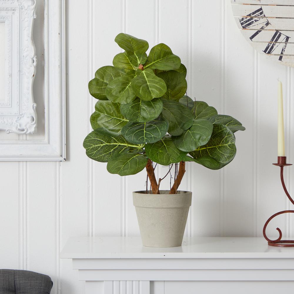 22in. Fiddle Leaf Artificial Plant
