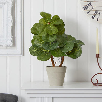 22in. Fiddle Leaf Artificial Plant