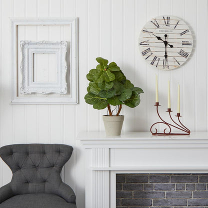 22in. Fiddle Leaf Artificial Plant