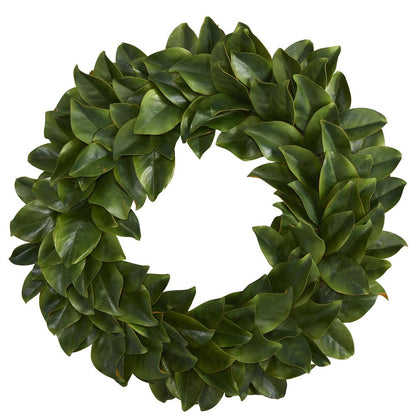 30in. Magnolia Artificial Wreath