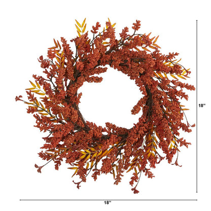 18in. Harvest Berry Artificial Wreath
