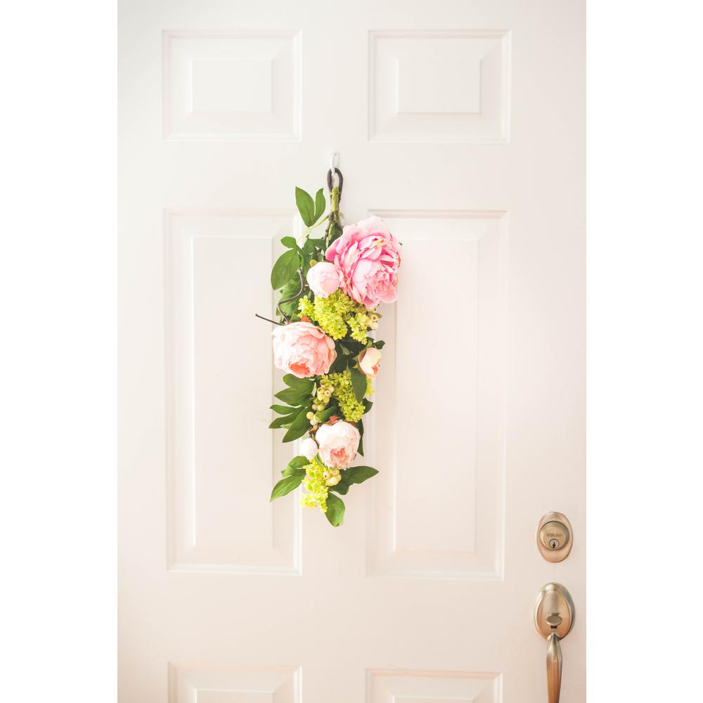 24in. Mixed Peony & Hydrangea Teardrop
