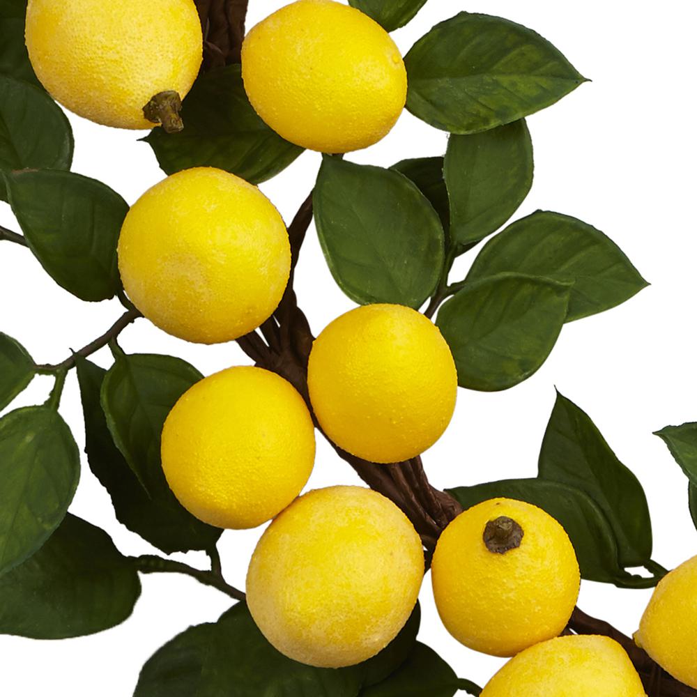 24in. Lemon Wreath