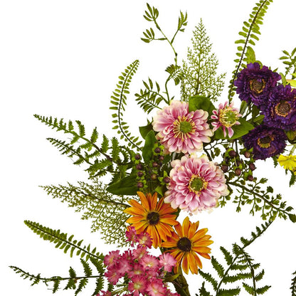 Mixed Flower Wreath