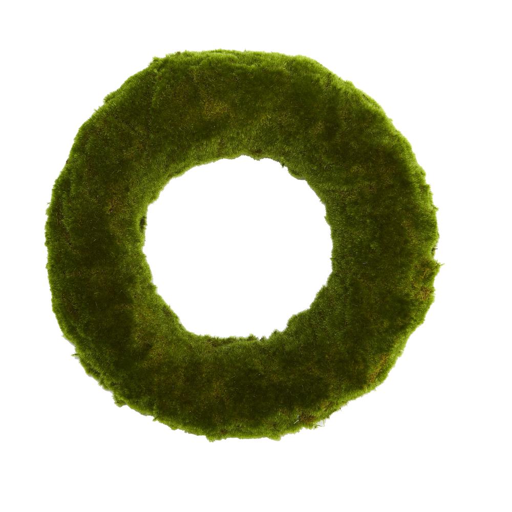 18in. Moss Artificial Wreath