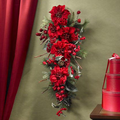 Poinsettia Teardrop