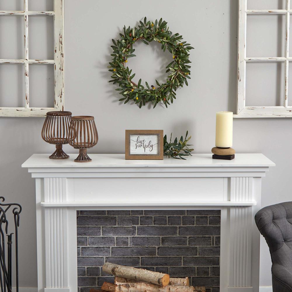 20in. Olive Wreath