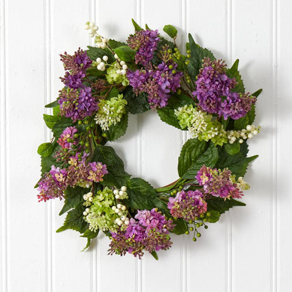 20in. Hanel Lilac Wreath