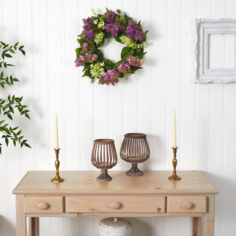 20in. Hanel Lilac Wreath