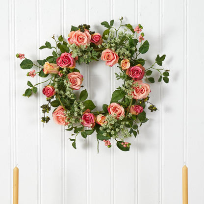 20in. Rose Wreath
