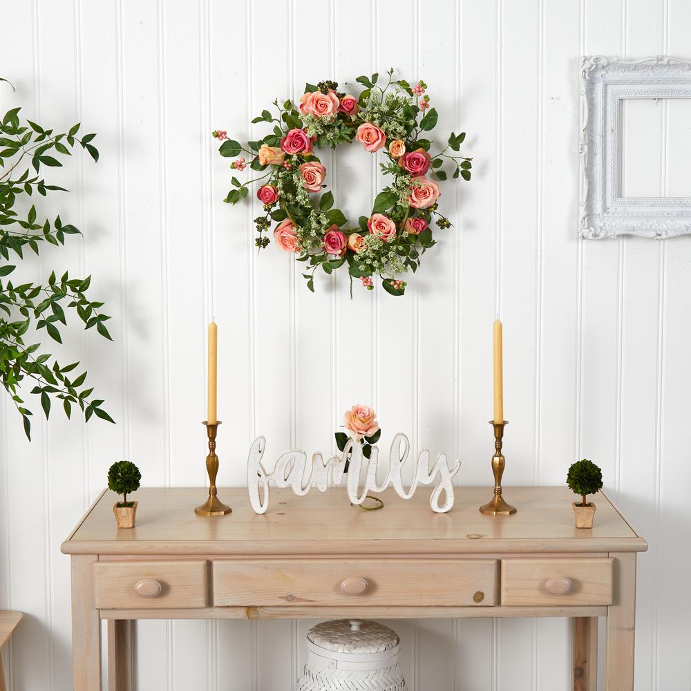 20in. Rose Wreath
