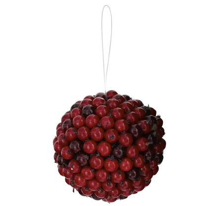 5in. Red Berry Ball (Set of 6)