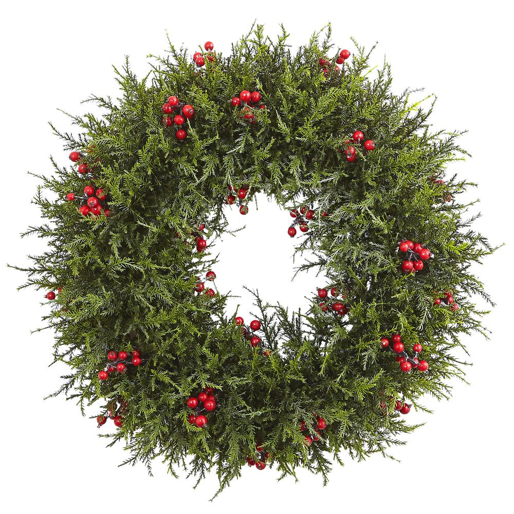 20in. Cedar Berry Wreath