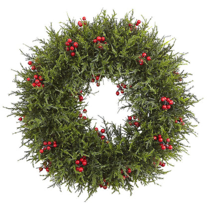 20in. Cedar Berry Wreath