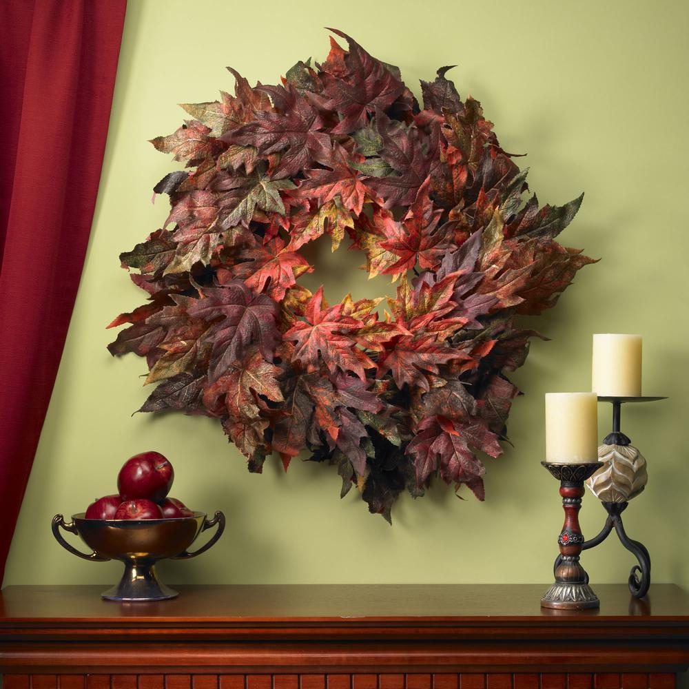 30in. Maple Leaf Wreath