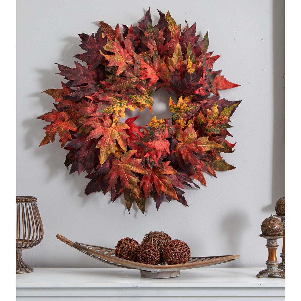 30in. Maple Leaf Wreath