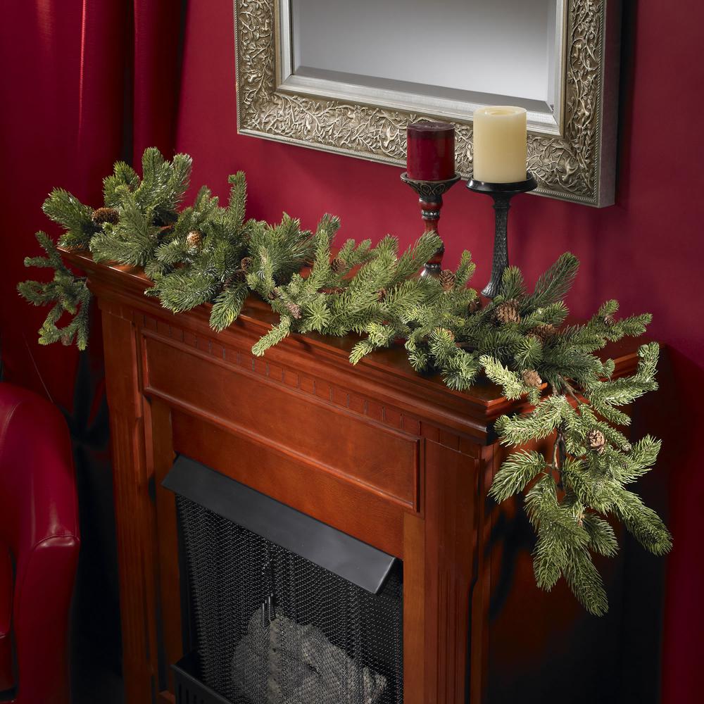 60in. Pine & Pinecone Garland