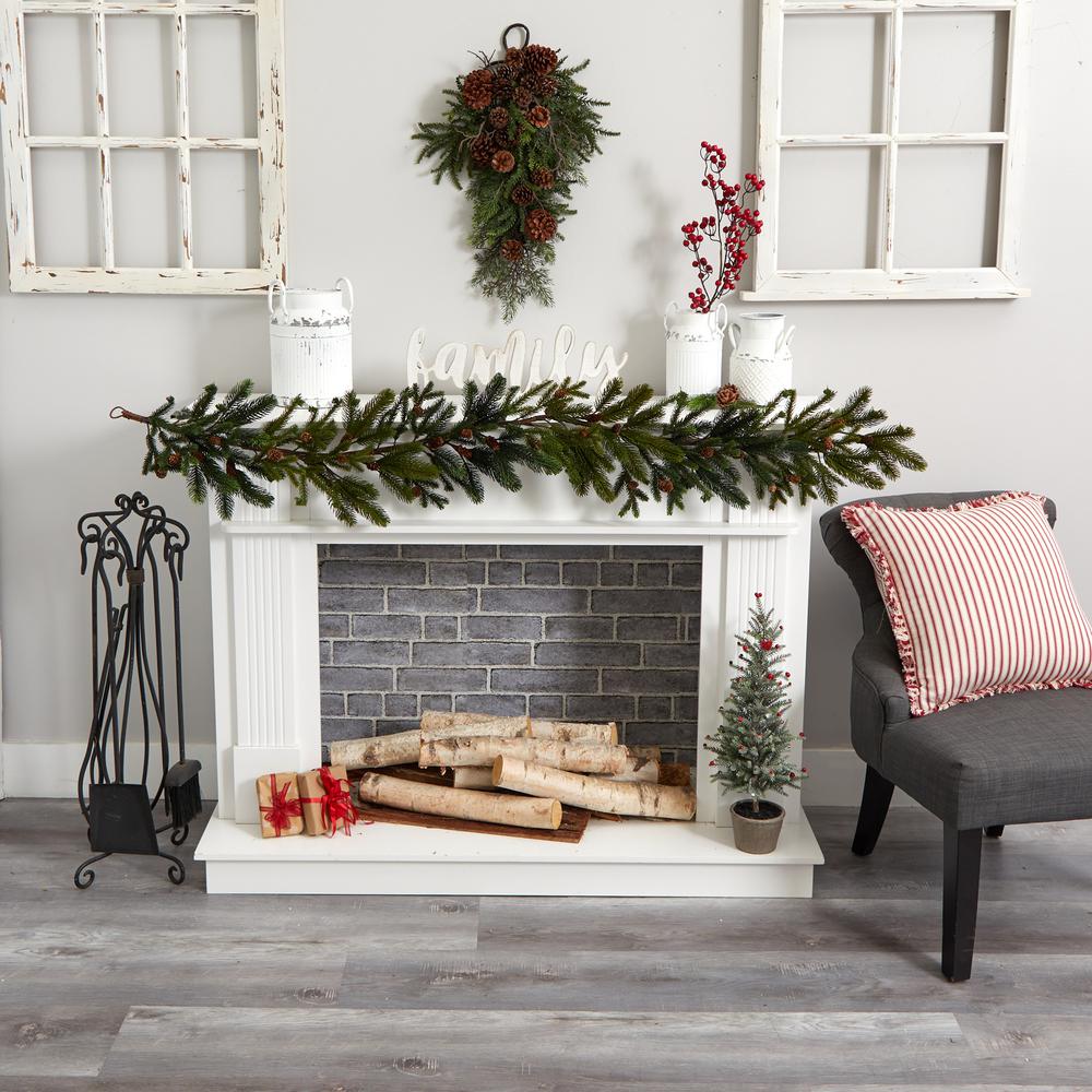 60in. Pine & Pinecone Garland
