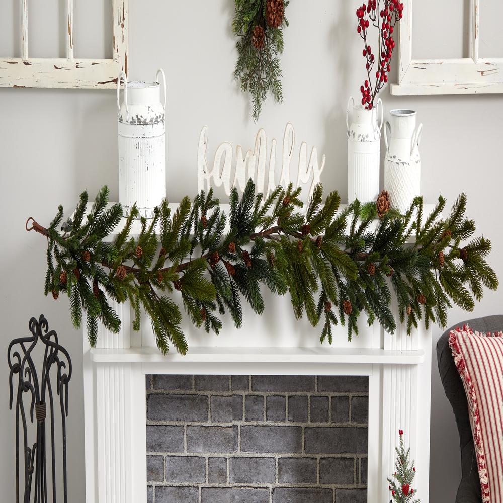60in. Pine & Pinecone Garland