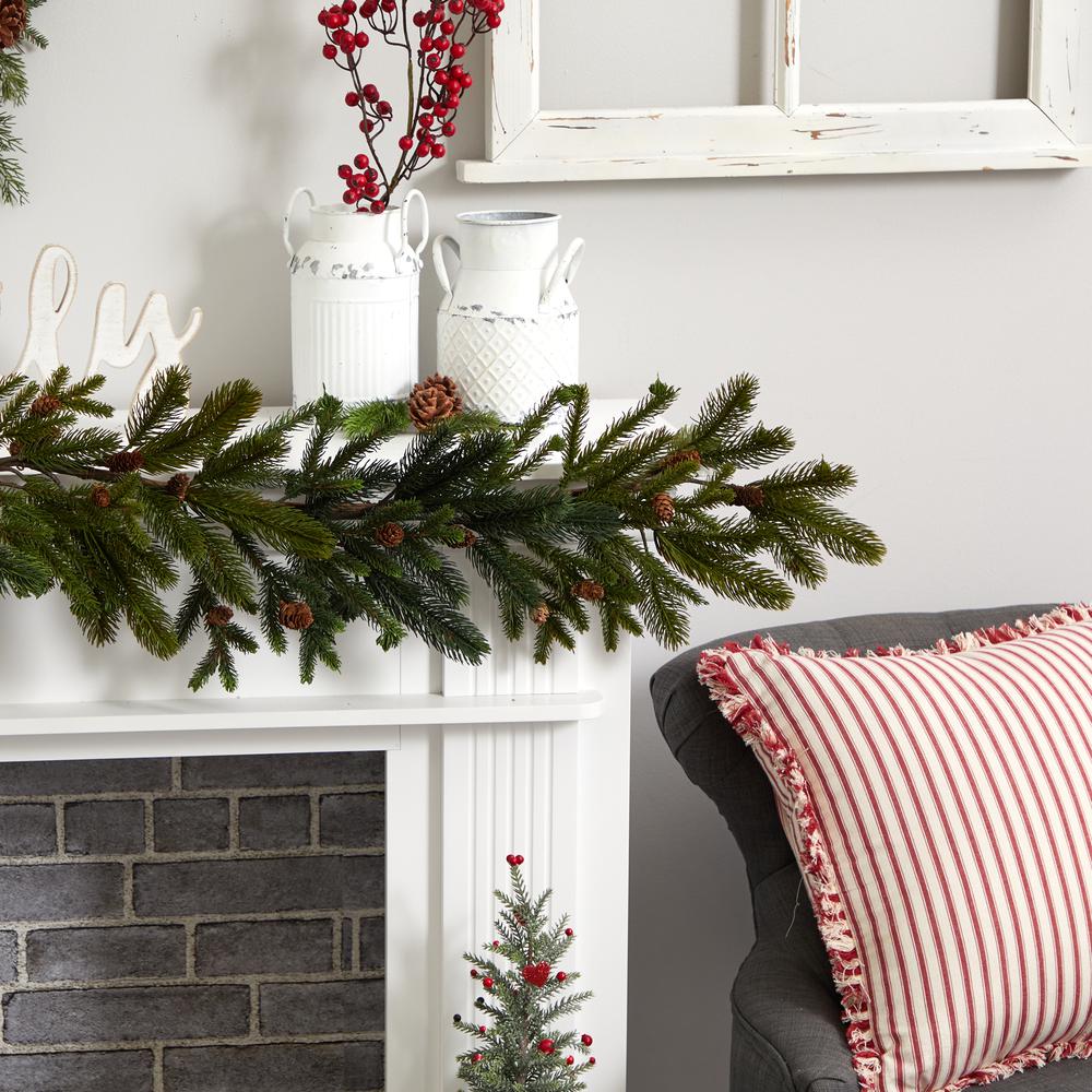 60in. Pine & Pinecone Garland