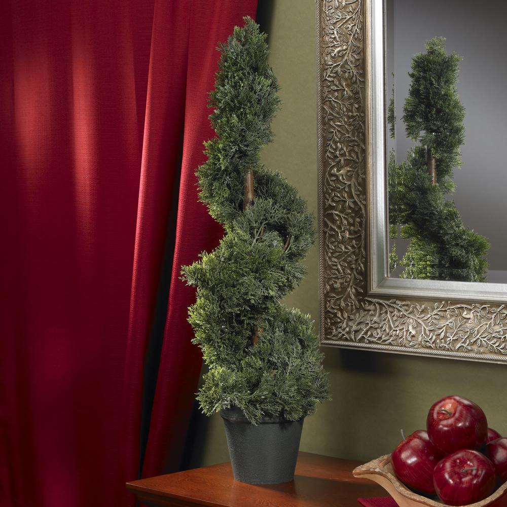 2ft. Cedar Spiral Silk Tree (Indoor/Outdoor)